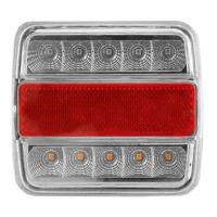 LED Farolim, Funções: 4, Travão / Traseiro / Pisca / Chapa de matricula, Esq./Dt., 12V