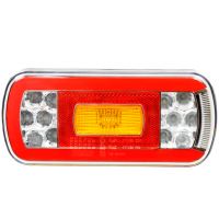 LED Farolim, Funções: 6, Travão / Traseiro / Pisca / Nevoeiro / Chapa de matricula / Reflector, Esq./Dt., 12-24V