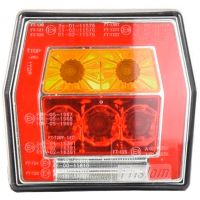 LED Farolim, Funções: 4, Travão / Traseiro / Pisca / Chapa de matricula, Esq./Dt., 12-36V