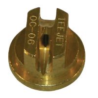 Bico padrão, jato plano único OC 80° 6, latão, TeeJet