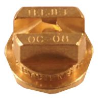 Bico padrão, jato plano único OC 80° 8, latão, TeeJet
