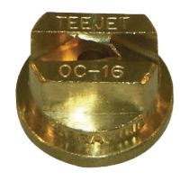 Bico padrão, jato plano único OC 80° 16, latão, TeeJet
