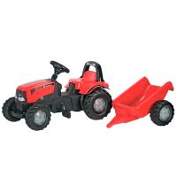 Trator com pedal com reboque, Case IH, a partir dos 2,5 anos, RollyKid by Rolly Toys