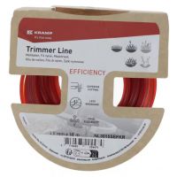 Fio de nylon Ø 3 mm 15 m quadrado vermelho Eficiência