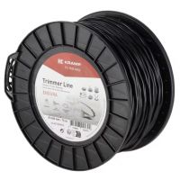 Fio de nylon Ø4,0x75 m, torção oval, preto,  Endura
