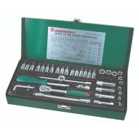 Jogo chaves 1/4" com roquete Jonnesway S04H2141S