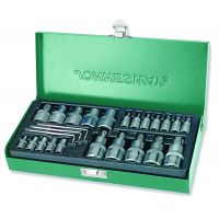 Jogo de Bits 1/2"; 1/4"; 1/2" Jonnesway S06H425S