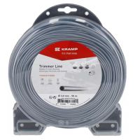 Fio de corte, Ø3 mm x 56 m, redonda, cinzenta, Titanium Power da