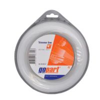 Fio de nylon Ø 3 mm 58 m, redondo, branco, geopart 