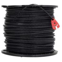 Fio de corte, 4mm x 110m, quadrada, preta,  Nylsaw