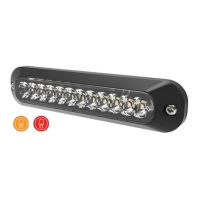 Farolim LED Perigo, 12 LEDs, Cor de luz: amarelo / Vermelho
