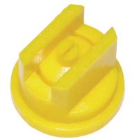 Bico de jato plano ST 110° 02 plástico amarelo Lechler