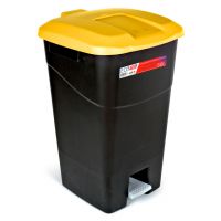 Contentor do Lixo Eco Tayg 60 l. Preto/ amarillo con Pedal