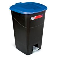 Contentor do Lixo Eco Tayg 60 l. Preto/ azul con Pedal
