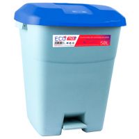 Contentor do Lixo Eco Tayg 50 L Cinzento/Azul