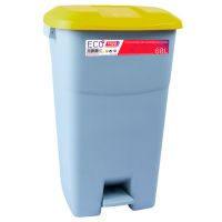 Contentor do Lixo Eco Tayg 60 L Cinzento/yellow