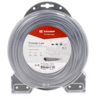Fio de corte, 3,5 mm x 30 m, quadrada, cinzento, Titanium Power da