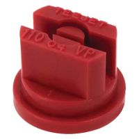 Bico padrão, jato plano único TP 110° 04, plástico, vermelho, TeeJet