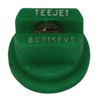 Bico padrão, jato plano único TP 80° 015, aço inoxidável, verde, TeeJet