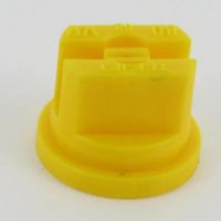 Bico padrão, jato plano único TP 80° 02, plástico, amarelo, TeeJet