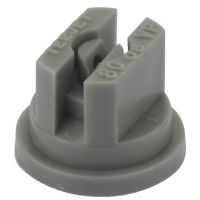 Bico padrão, jato plano único TP 80° 06, plástico, cinzento, TeeJet
