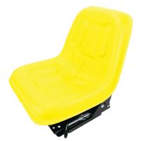 Assento com suspensão mecânica, amarelo, em PVC