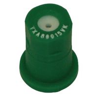 Bico padrão, jato cónico TXA 80° 015, cerâmica, verde, TeeJet