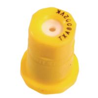 Bico padrão, jato cónico TXA 80° 02, cerâmica, amarelo, TeeJet