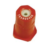 Bico padrão, jato cónico TXA 80° 04, cerâmica, vermelho, TeeJet