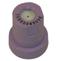 Bico padrão, jato cónico TXB 80° 025, cerâmica, violeta, TeeJet