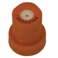 Bico padrão, jato cónico TXB 80° 01, cerâmica, laranja, TeeJet