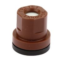 Bico anti-deriva, venturi, jato cónico único TXR 80° 01, cerâmico, castanho, TeeJet