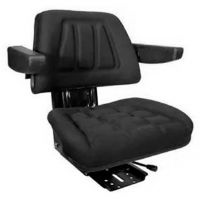 Assento com suspensão mecânica, em tecido