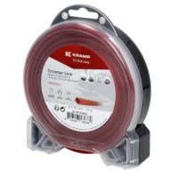 Fio de corte, 2,65 mm x 15 m, quadrada, vermelha,