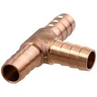 Ligação da mangueira em T. Latão de 1/2