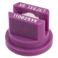 Bico padrão, duplo, jato plano XR 110° 025, cerâmica, lilás, TeeJet