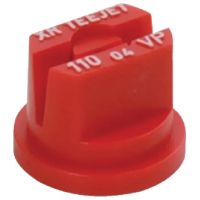 Bico padrão, duplo, jato plano XR 110° 04, plástico, vermelho, TeeJet