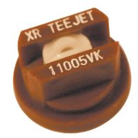 Bico padrão, duplo, jato plano XR 110° 05, cerâmica, castanho, TeeJet